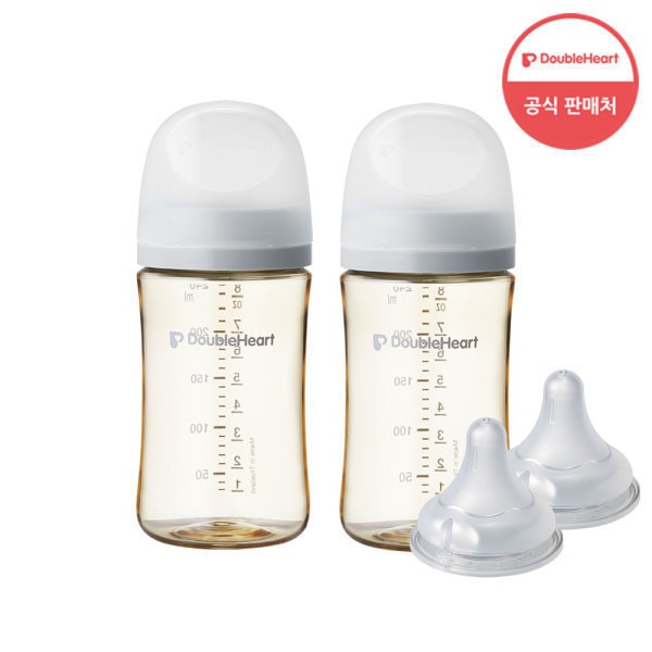 第3世代 240ml モーメント ツインパック（哺乳瓶2本/ノンリッド）＋リッド2本 (贈呈品なくなり次第贈呈終了)