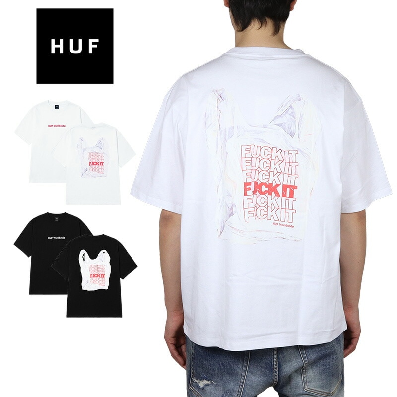 HUF Tシャツ ハフ 半袖Tシャツ トップス メンズ レディース ブランド 大きいサイズ おしゃれ おすすめ 人気 黒 白 ホワイト ブラック