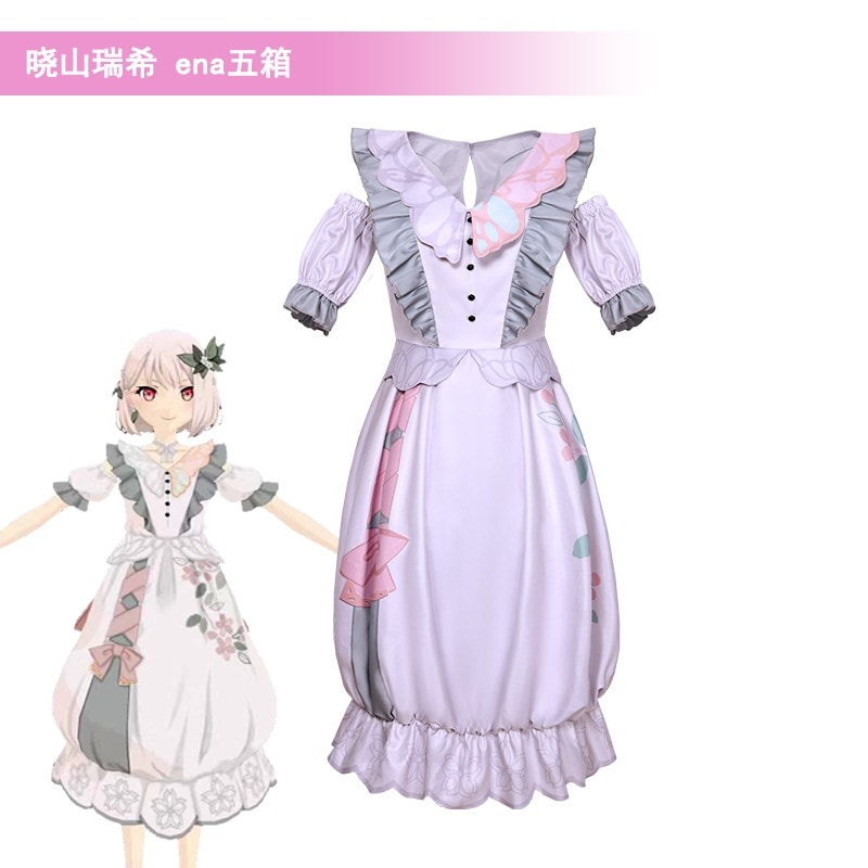 世界計画カラーステージ小山瑞希mzk 5箱ドレスコスプレ衣装アニメ二次元衣装