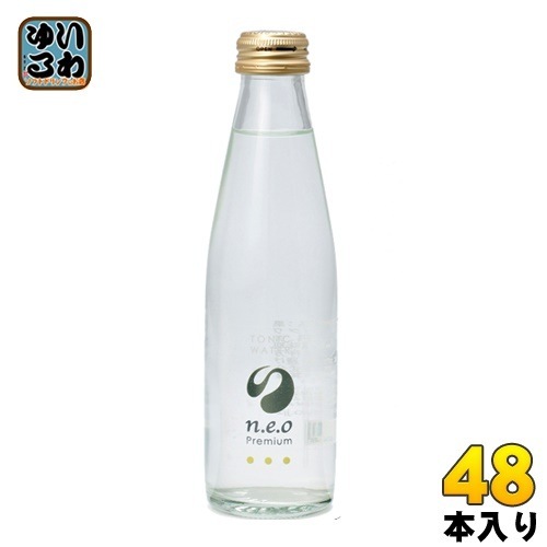 友桝飲料 n.e.o（neo ネオ）プレミアムトニックウォーター 200ml 瓶 48本 (24本入×2 まとめ買い)