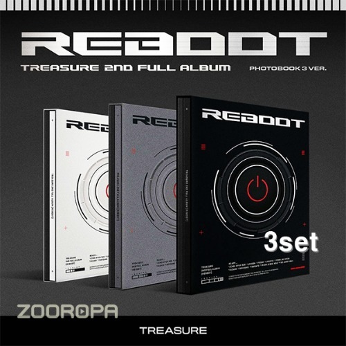 TREASURE 트레저 新品未開封 アルバム セット TREASURE 公式グッズ REBOOT 2ND FULL ALBUM YG TAG VER