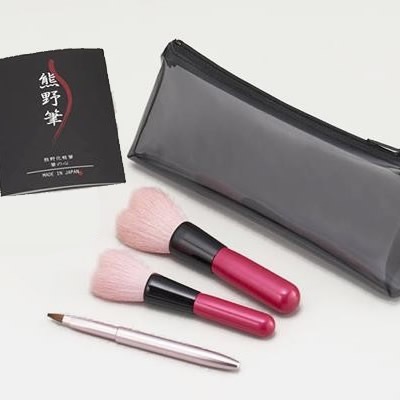熊野化粧筆　筆の心　ハートセット　KFi-P12HT