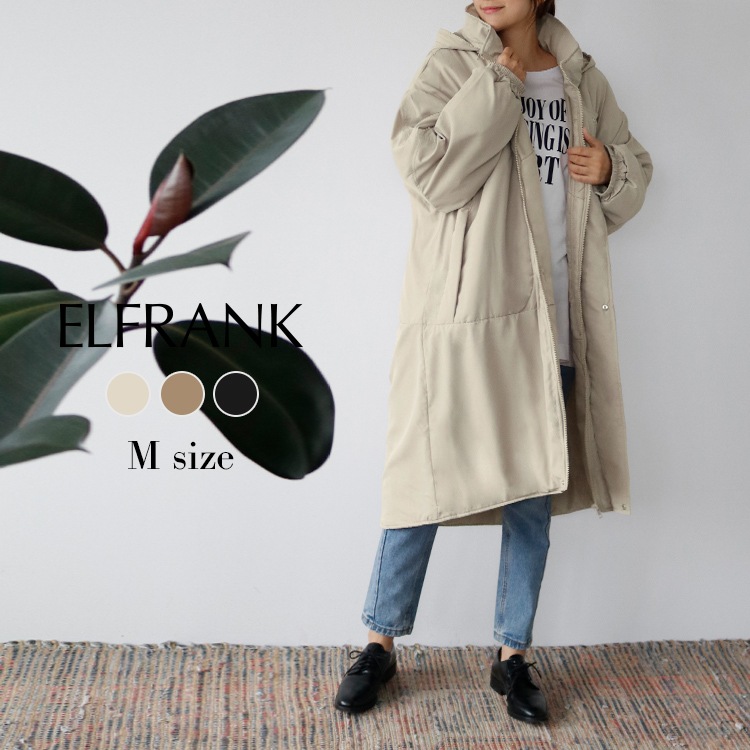 国内発送 コート パーカー レディース モンスターパーカー スタンドカラーコート カジュアル 防寒