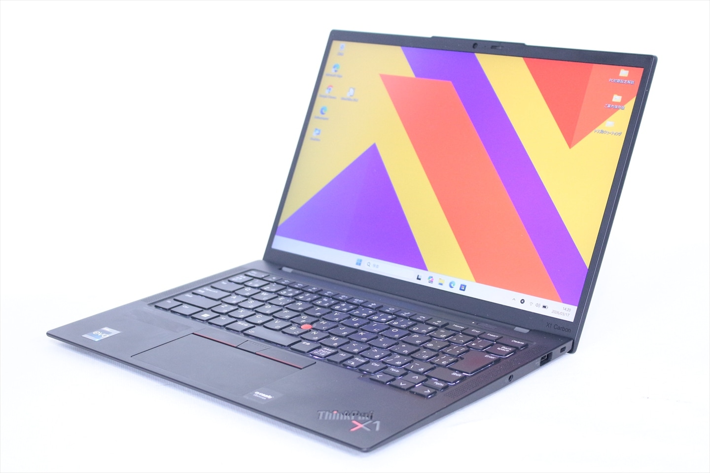 即配 良品 2022年快速モデル 12世代Corei5 ThinkPad X1 Carbon Gen10 i5-1235U 16GB 256G 14.0WUXGA Wi-Fi6E AAB評価