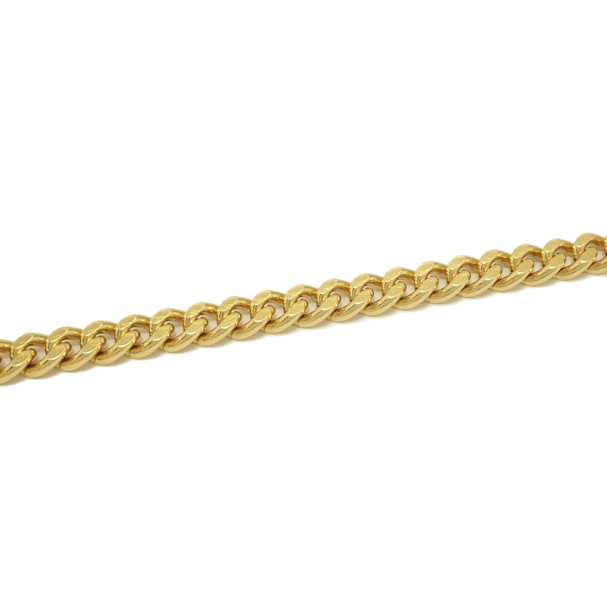 キヘイ ネックレス K18 18金 イエローゴールド 59.8g 60.5cm YG 2面S シングル 日本造幣局検定マーク入り 60g 前