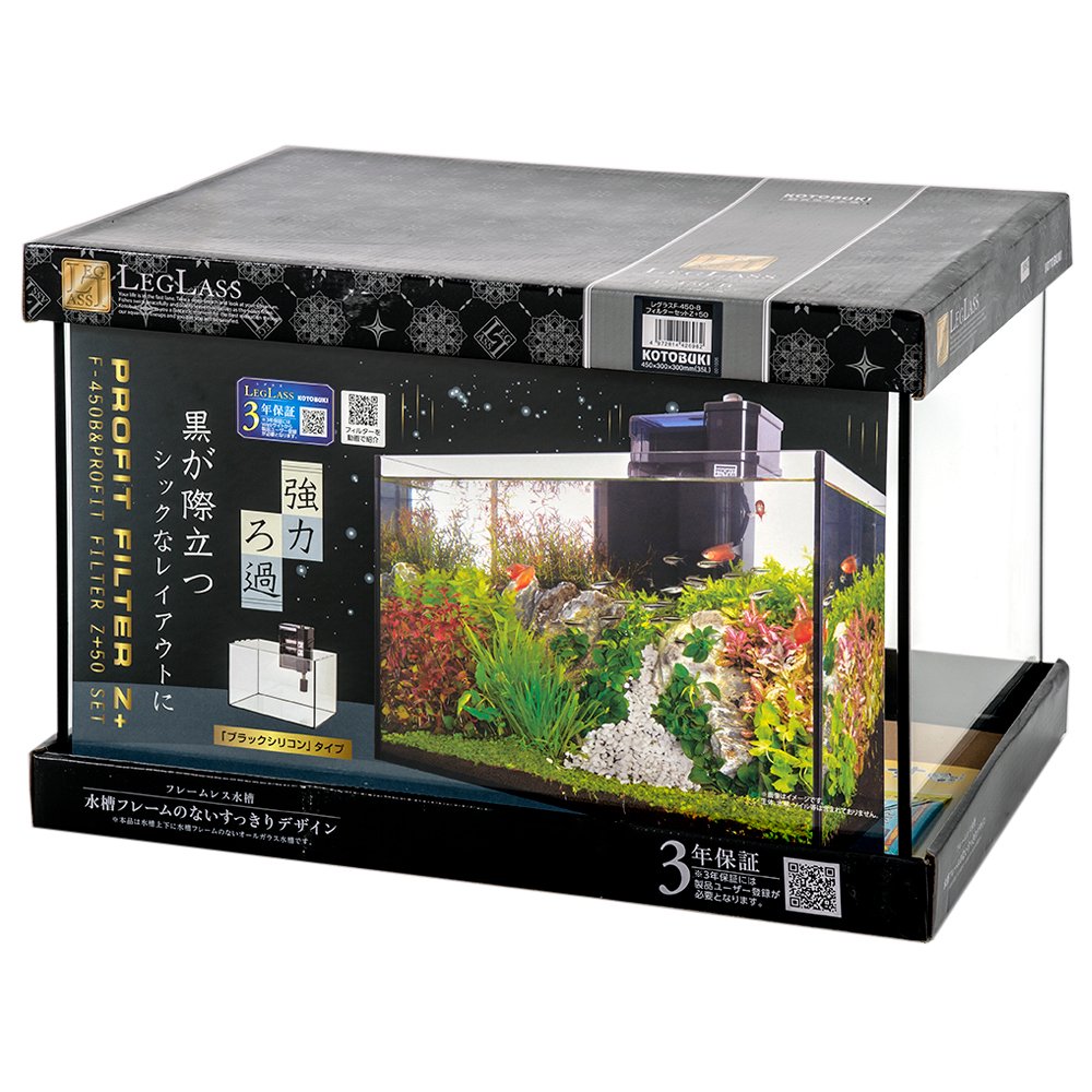 コトブキ工芸　水槽セット　レグラスＦ４５０‐Ｂ　フィルターセット　Ｚ＋５０　４５ｃｍ水槽　ＣＲＣ10―11―01―40―00 7,268円