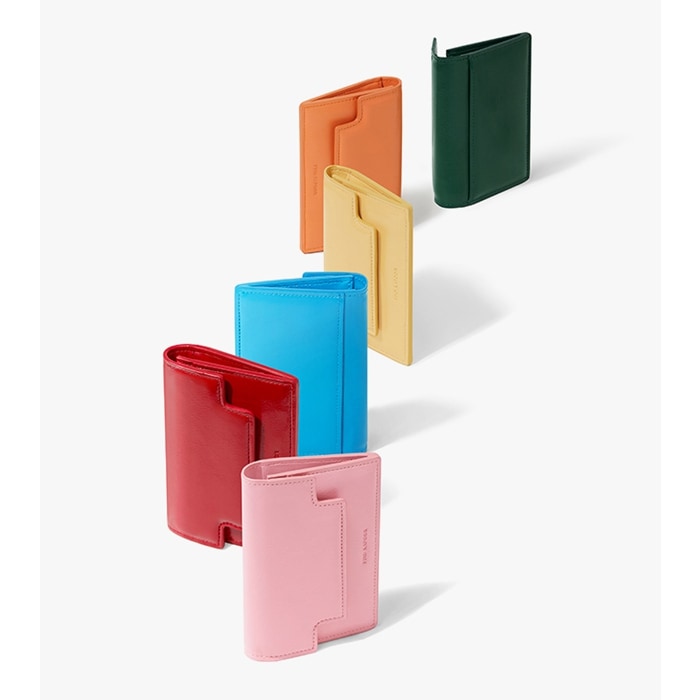 Marty Card Wallet Crinkled 6Colors