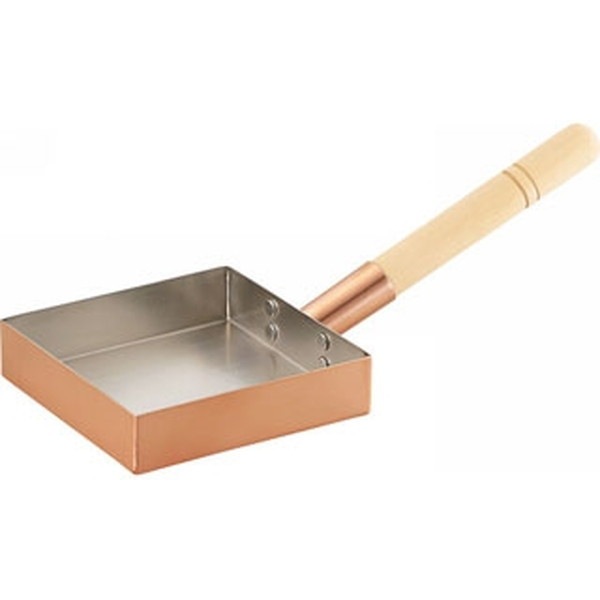 田辺金具 銅玉子焼関東型 15cm [IH非対応]