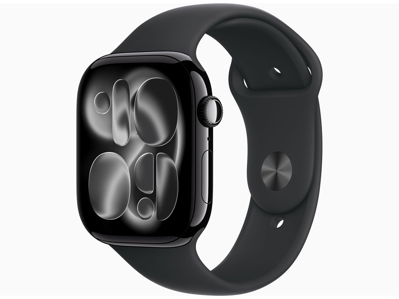 Apple Watch Series 11 GPSモデル 46mm MEUW4J/A [ジェットブラック・ブラックスポーツバンド S/M] 即納
