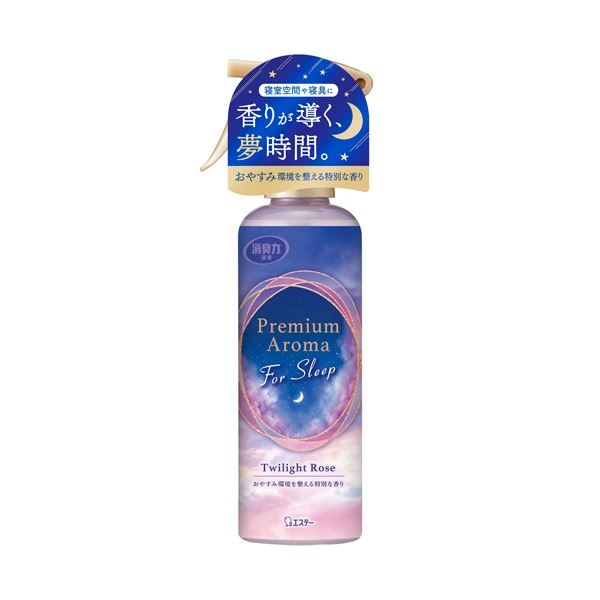 （まとめ） エステーお部屋の消臭力 Premium Aroma ミスト For Sleep トワイライトローズ 165mL 1個 [x10セット]