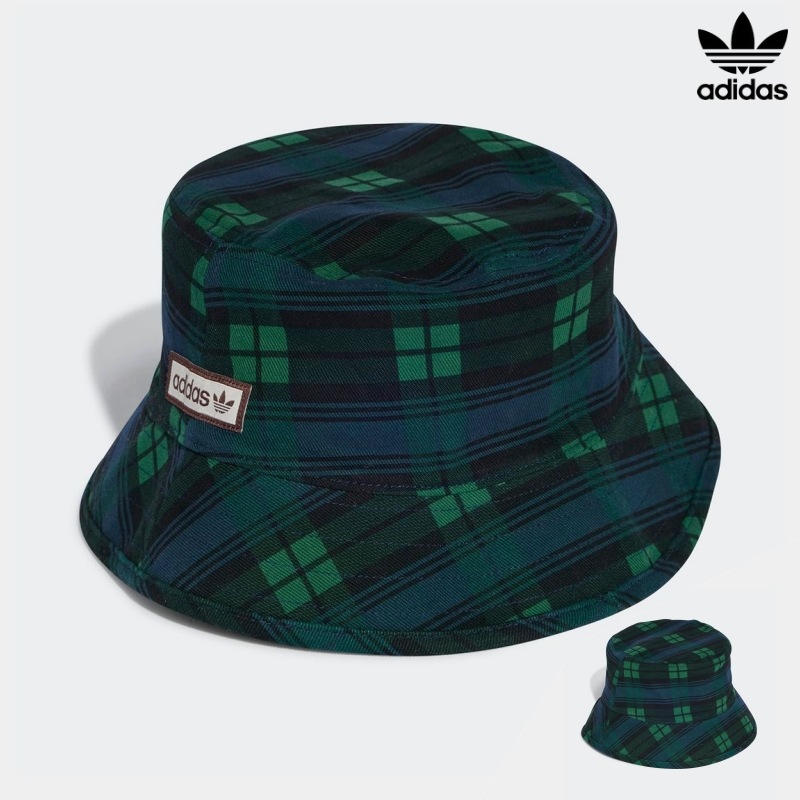 [ADIDAS] アディダス タータンバケットハット / GREEN