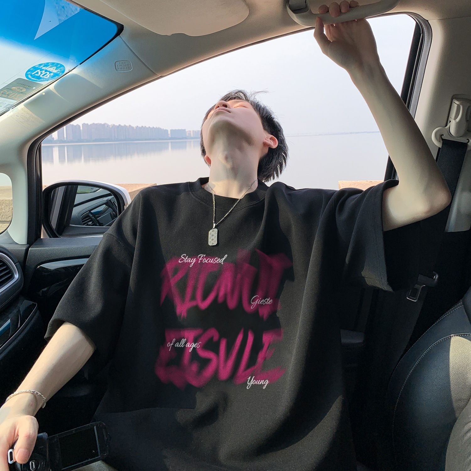 半袖Tシャツ メンズ 夏 ファッション ゆったり ビッグサイズ トップス オーバーサイズ 半袖Tシャツ