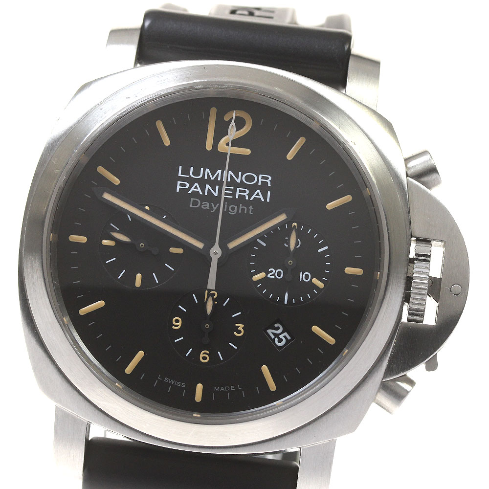パネライ PANERAI PAM00356 ルミノール デイライト クロノグラフ 自動巻き メンズ _826090【中古】