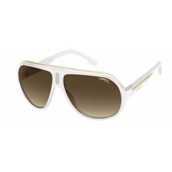 カレラMen Sunglasses SPEEDWAY/N 0P9U White Crystal/Brown Gradient Aviator 63
