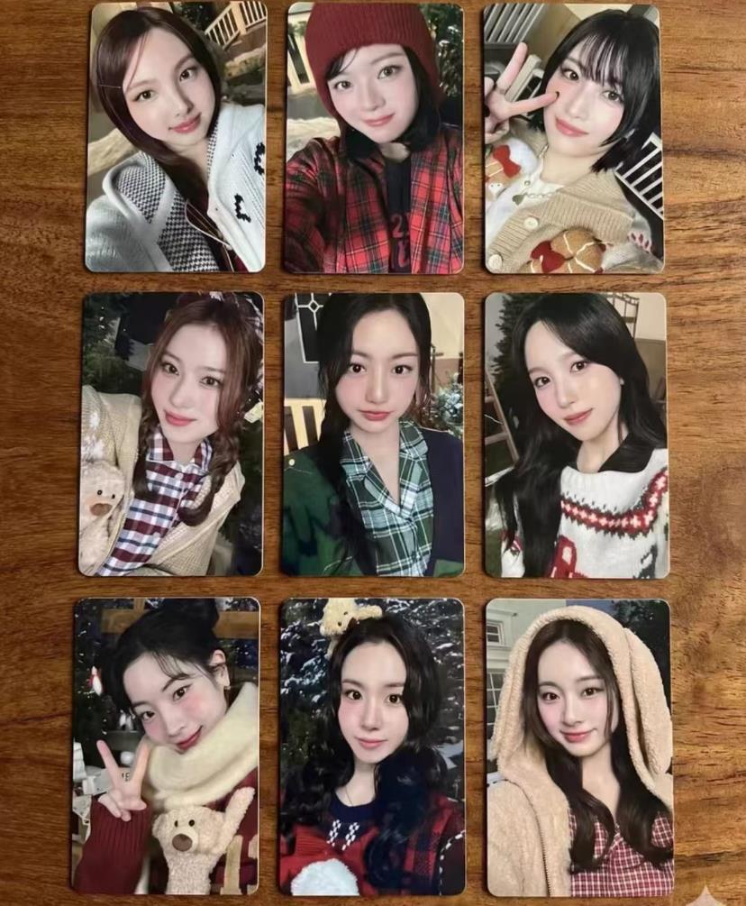 【最短当日発送】公式品　TWICE JYP 冬 pop-up　特典トレカ　全員９枚セット