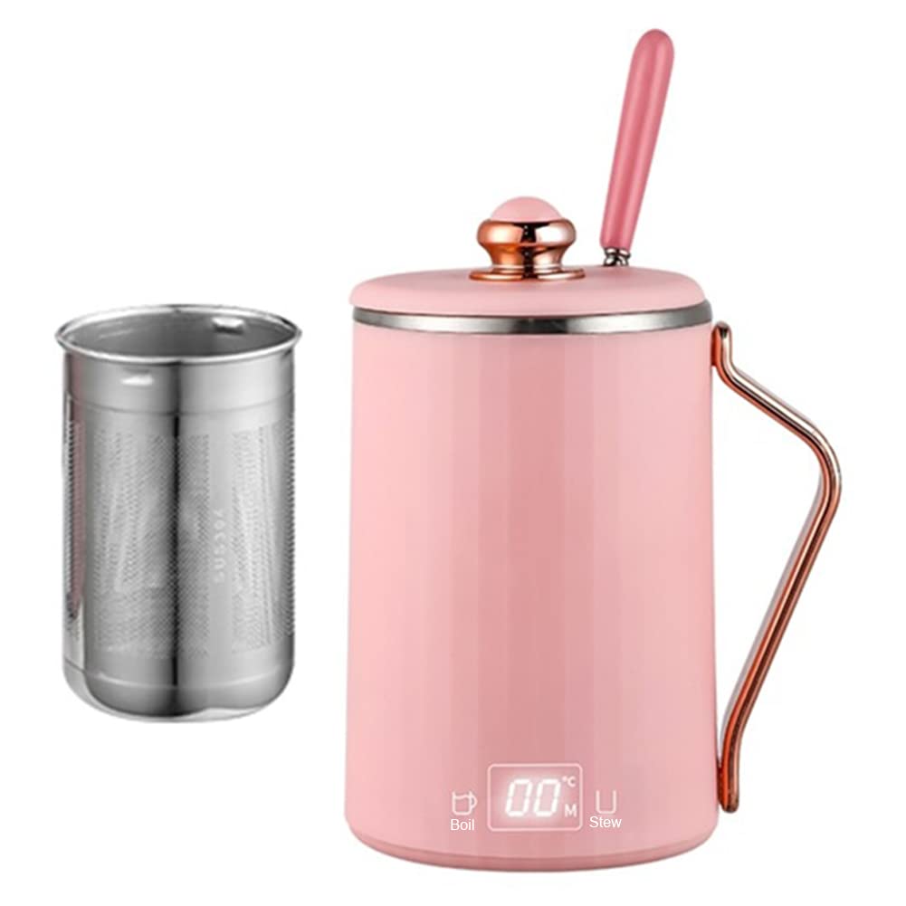 電気ケトル 45℃～100℃ 450ml 魔法瓶 保温ポット 湯沸かしケトル ポータブル ウォーターボトル ポット 304ステンレス鋼 真空 断熱 直飲み 軽量 沸騰用 コンパクト 旅行 事務室 男女