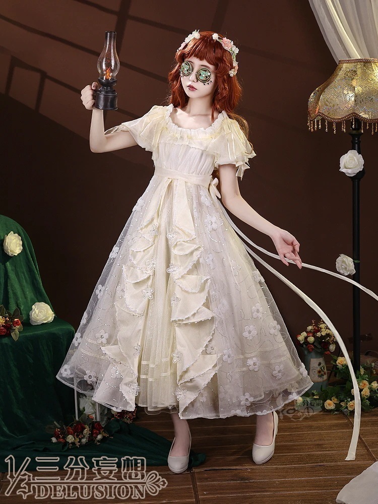 【三分妄想13Delusion】第五人格 IdentityV 少女 UR衣装-エウリディーチェ コスチューム コスプレ衣装ウィッグ111