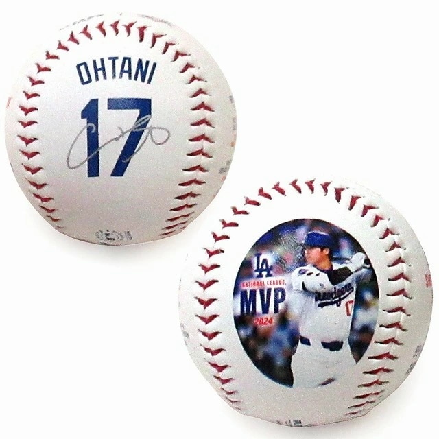 大谷翔平 ボール ロサンゼルス ドジャース MVP記念 ロゴボール RAWLINGS ローリングス メジャーリーグ公認MLBグッズ 野球ボール 記念品 UBSBOH0007