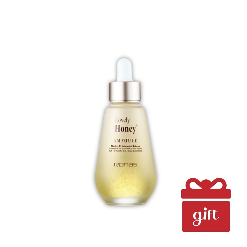 【マヌカハニー50%高濃縮アンプル】 ロナス ラブリー ハニー アンプル 50ml 蜜光肌・栄養供給・保湿・韓国コスメ LOVELY HONEY AMPOULE
