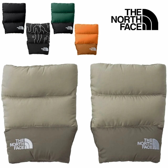 ザ・ノース・フェイス 手袋 メンズ NN62408 ヌプシハンドウォーマー 保温 防寒 中わた ダウン レディース アウトドア キャンプ シンプル 指なし手袋 黒 緑 灰 オレンジ メー