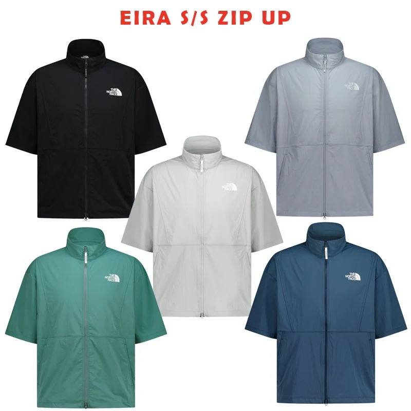 韓国正規品保証 関税負担なしNT7KR01J EIRA S S ZIP UPデイリー 基本 着装 男子 女子 人気 韓国 ファッション 男女共用 アウトドア
