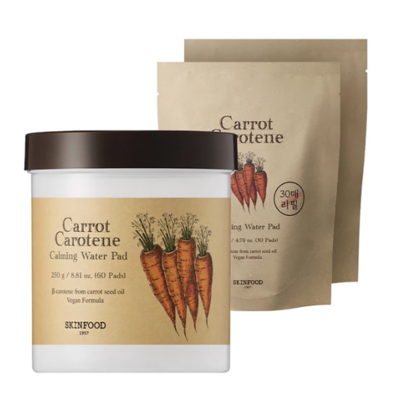 キャロット カロチン カーミング ウォーターパッド60EA + リフィル60ea