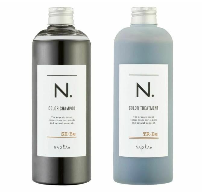 セット品 N. カラーシャンプー BE 320ml + トリートメント BE 300g （ベージュ）