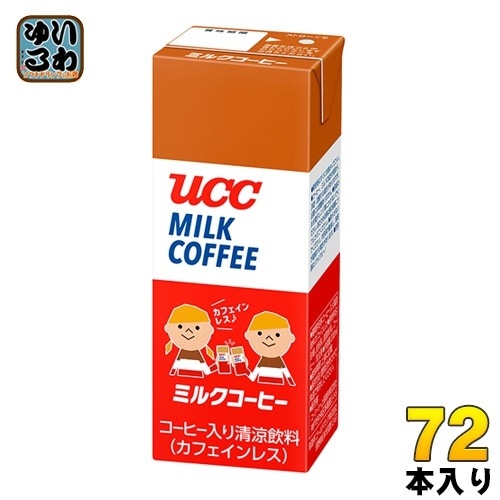 UCC ミルクコーヒー 200ml 紙パック 72本 (24本入×3 まとめ買い)