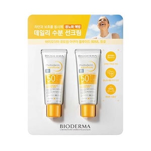 バイオダマアクアフルイドサンクリーム40ml×2個 BIODERMA PHOTODERM AQUAFLUIDE SUN CREAM[TD]