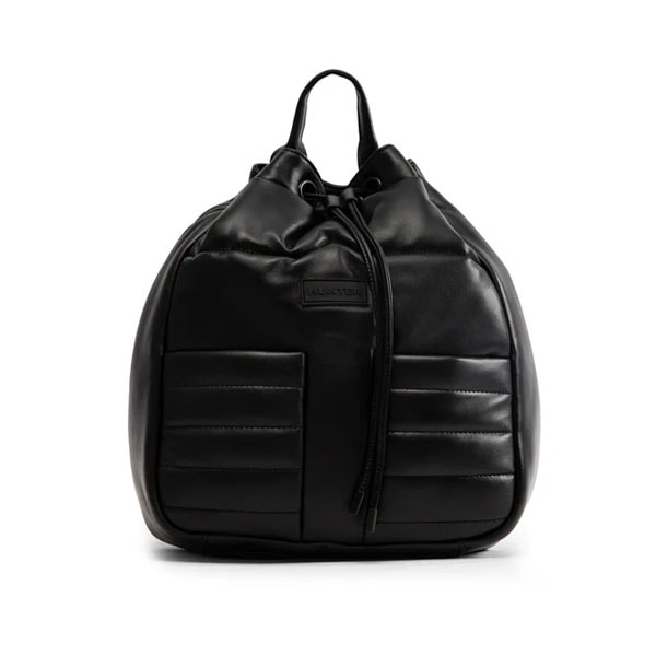ハンター HUNTER レザー ドローストリング バックパック ブラック UBB5500LHR-BLK