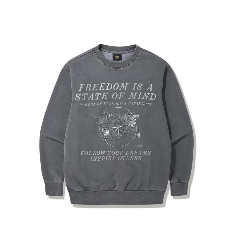 [] 25FW 新商品（共用）ピグメントソルトウォッシング トレーナー JQ4TSU821