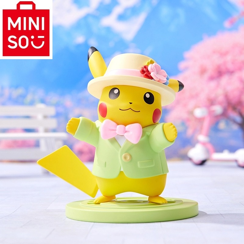 m i n i s o 名創優品 ポケモンユナイトシリーズ ピカチュウ 電子服フィギュア ブラインドボックス 置物 プレゼント