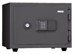 日本アイエスケイ HOME SAFE家庭用耐火金庫 プッシュボタン式耐火金庫 アラーム付 KMX-20EA 2時間耐火急加熱/衝撃落下併用性能試験合格 地震 災害 防災 45,180円