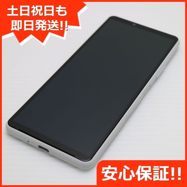 新品同様 Xperia 10 III SOG04 ホワイト 白ロム 本体 即日発送 土日祝発送OK 162