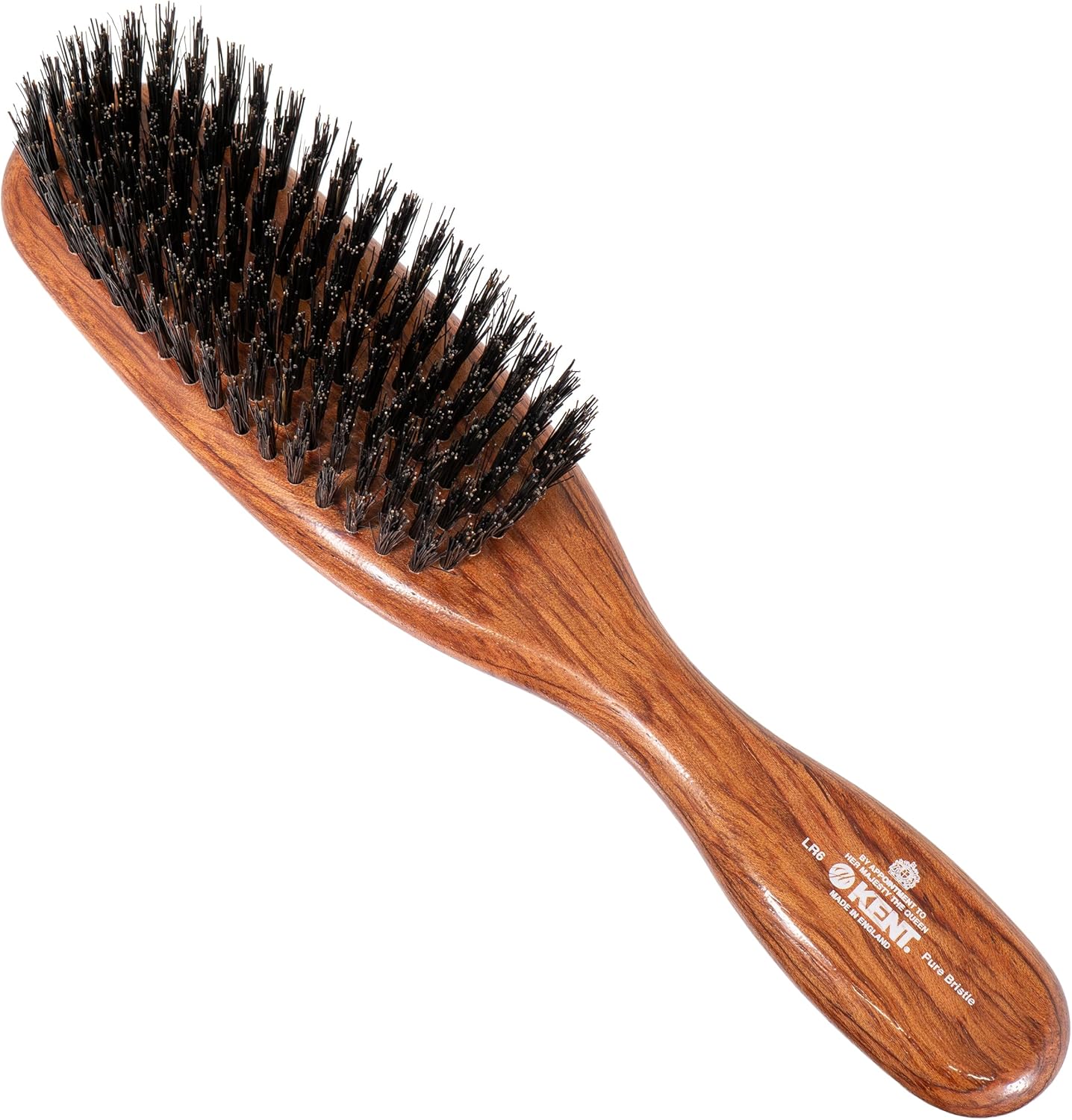 GB KENT ケント 英国王室御用達 高級 豚毛 ヘアブラシ ミディアムボアブリッスル 高級ブラシ 頭皮マッサージ 静電気抑制 木製 サラサラ ツヤ 艶 イギリス製 LR6