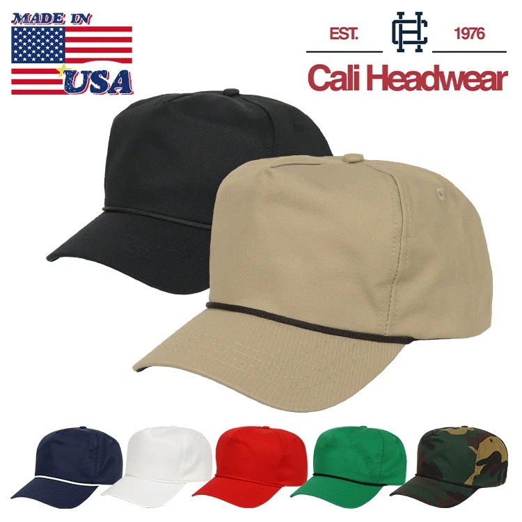 Cali Headwear キャップ メンズ トランプ大統領 芯なし アメリカ製 ベースボールキャップ スナップバック 無地 帽子 パトリオット 5,394円