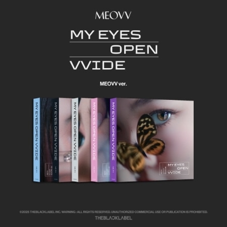 [5種セット] MEOVV - 1st EP ALBUM MY EYES OPEN VVIDE MEOVV ver. 韓国版 新品未開封