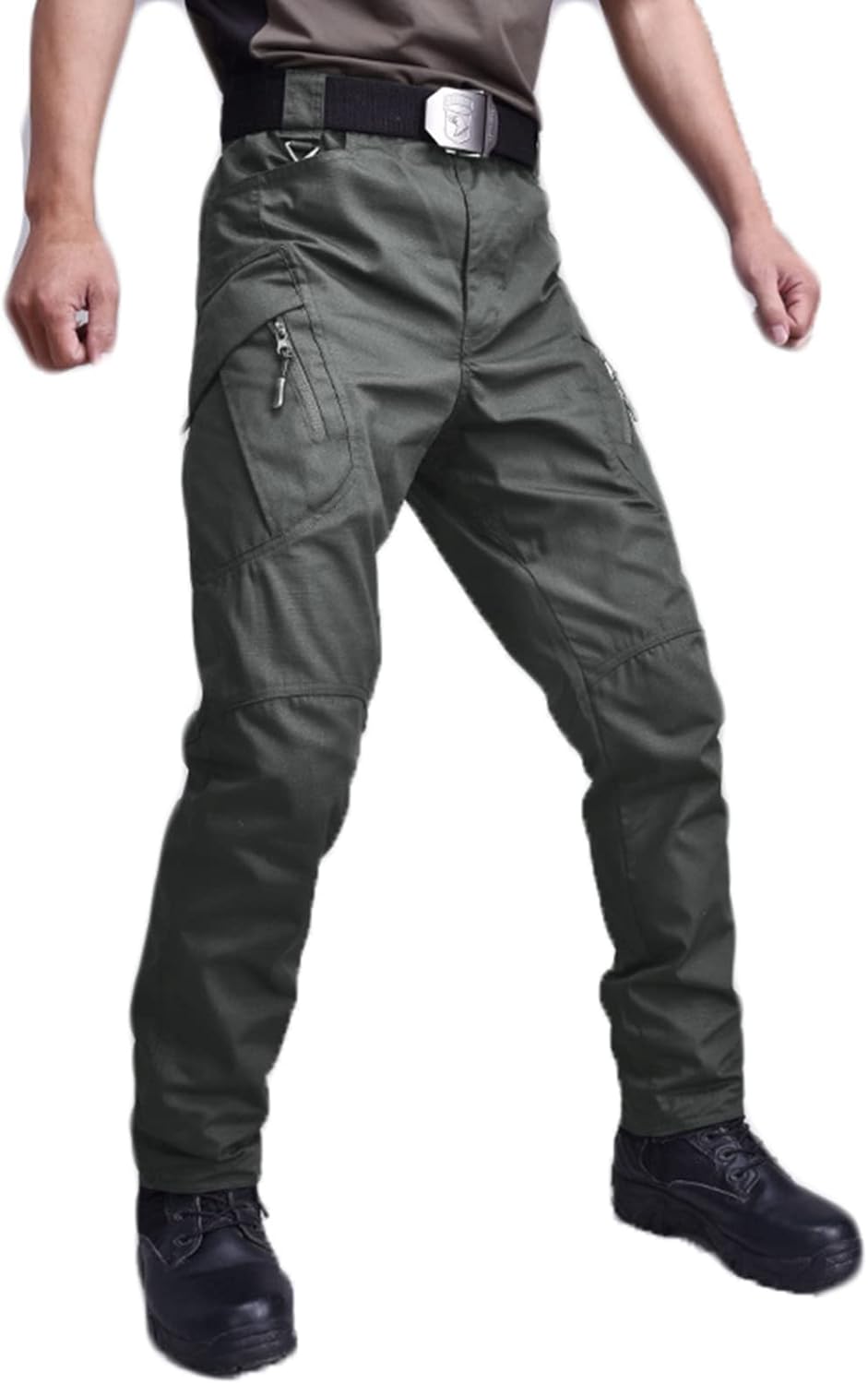 アウトドア タクティカルパンツ メンズ トレッキングパンツ 迷彩柄 機能性 カーゴパンツ 細身 ストレッチ ロングパンツ プラクティスパンツ 長ズボン 春 夏 秋 撥水 通気 防風 作業着 ミリタリー