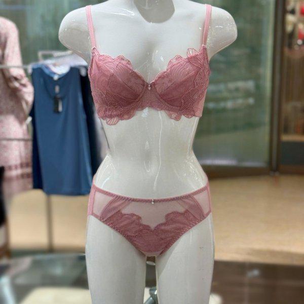 ビッグモチーフブラBカップバックレースパンティーセット (DBR0462DPT0462A CO)_s