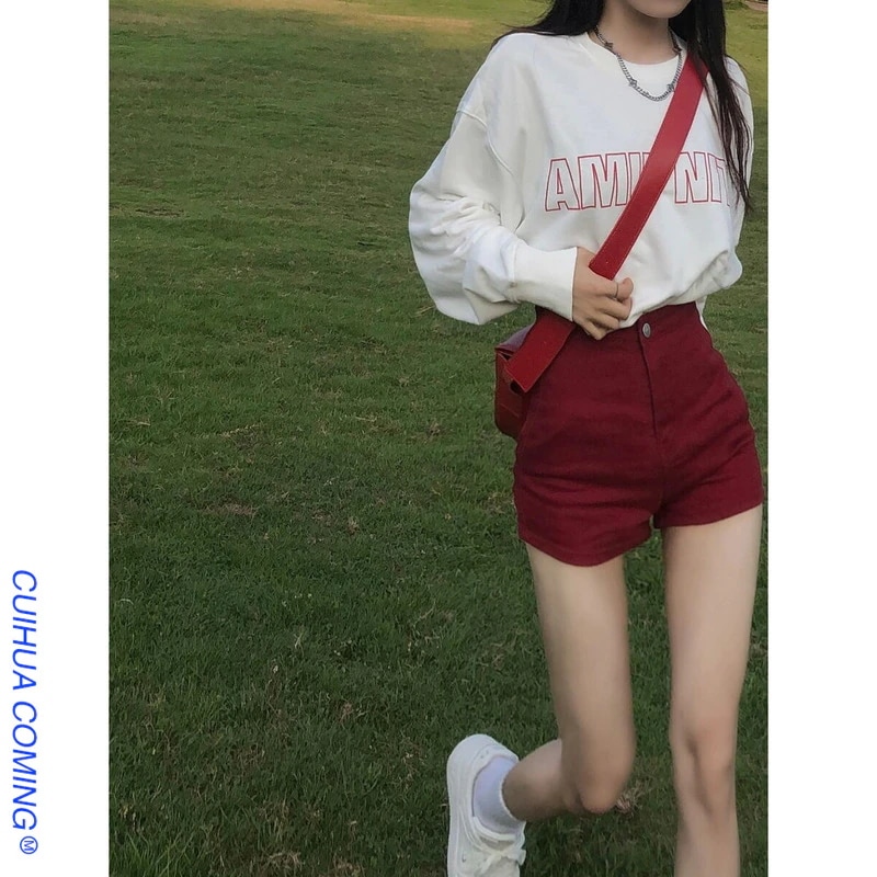 [新作限定]パンツ ショートパンツ ショートパンツ レディース 夏 2025 新作 ハイウエスト スリム 薄手 ショートパンツ