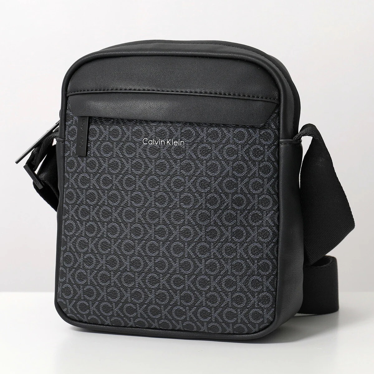 Calvin Klein カルバンクライン ショルダーバッグ CK MUST MONO REPORTER S マストモノレポーター LV04D3089G メンズ ロゴ 鞄 UB1/Black