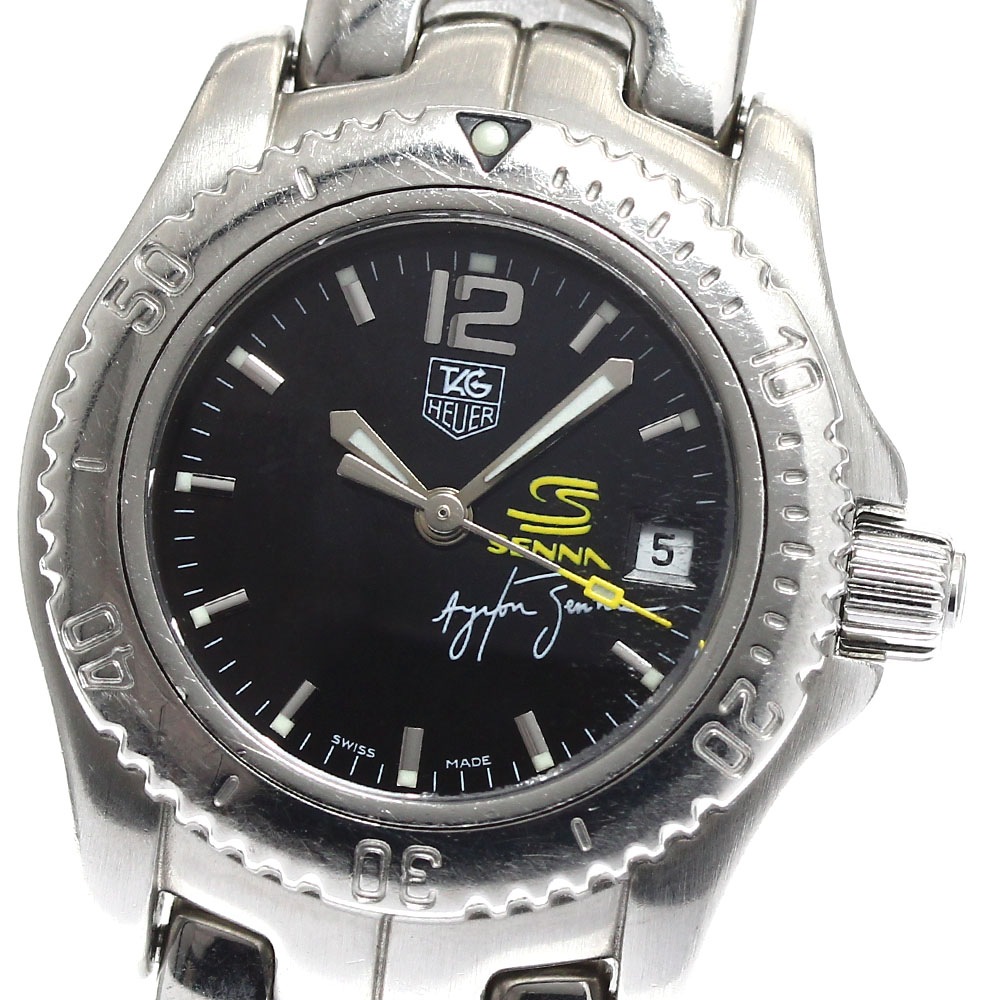 タグホイヤー TAG HEUER WT141N.BA0560 リンク アイルトンセナ リミテッドエディション クォーツ レディース 保証書付き_899918【中古】