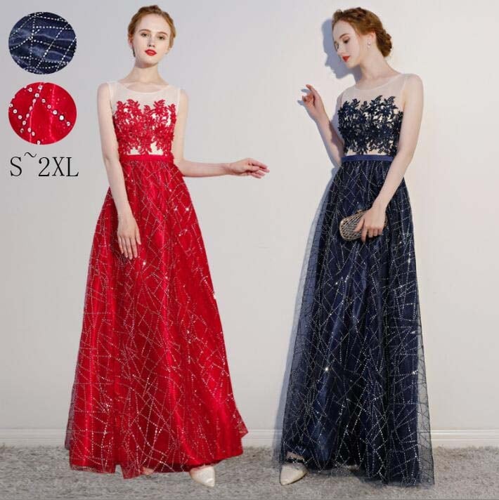 花柄 パーティードレス マキシ丈ワンピース ロングドレス 上品 エレガント ブライズメイド セクシー Aラインドレス 袖なし 発表会 同窓会 スレンダー 披露宴 ノースリープ 演出用 シンプルドレス