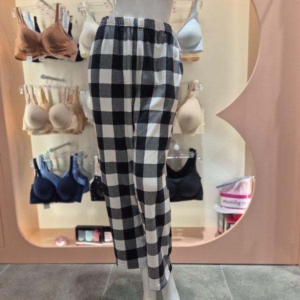 ミンクスパンチェック捺染マイクロファイバー女性下着SEP2593F_s