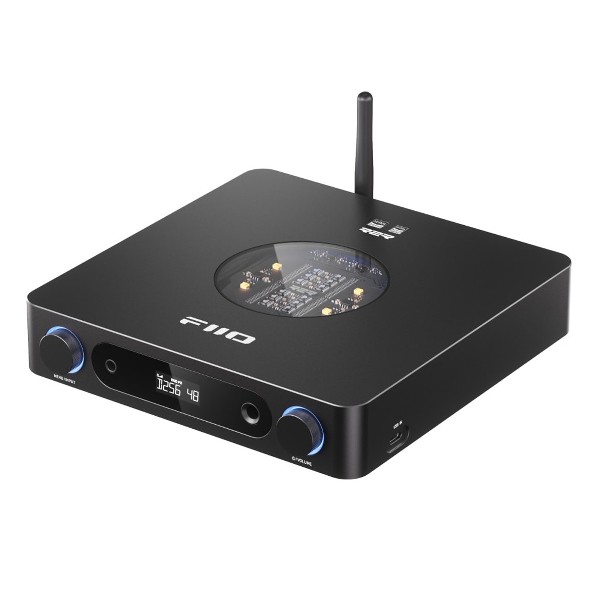フィーオ FIO-K13R2R-B USB DAC内蔵ヘッドホンアンプ（ブラック） FIOK13R2RB