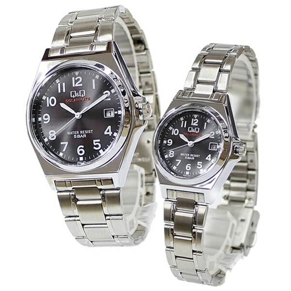 シチズン Q&Q ペアBOX付き ペアウォッチ ソーラー 家族で同じデザイン コーデ お出かけ 国内正規品 腕時計 手表 メンズ レディース キッズ シニア チプシチ アナログ SOLARMATE 5