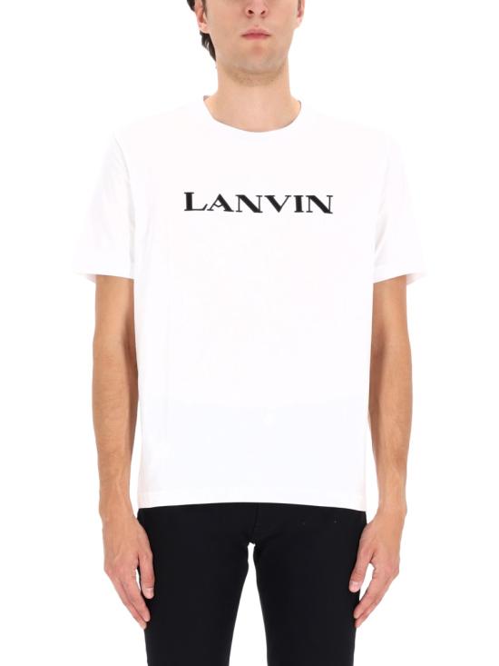 LANVIN Men T-Shirts RM TS0012 J300 H2501 WHITE