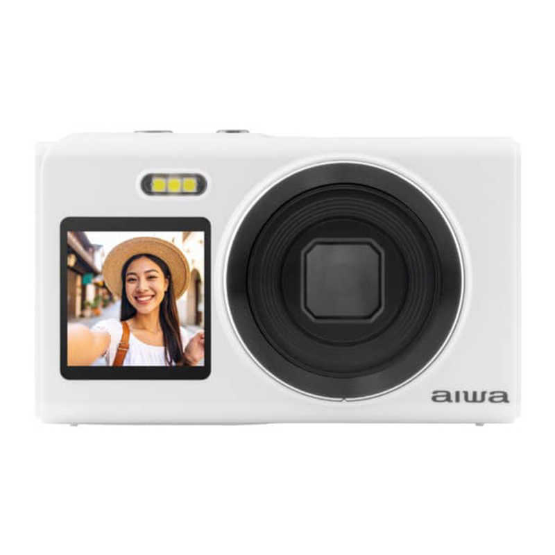 アイワ　AIWA　aiwa cam DCB-2 コンパクトデジタルカメラ ホワイト　JA5-DCM0003-WH
