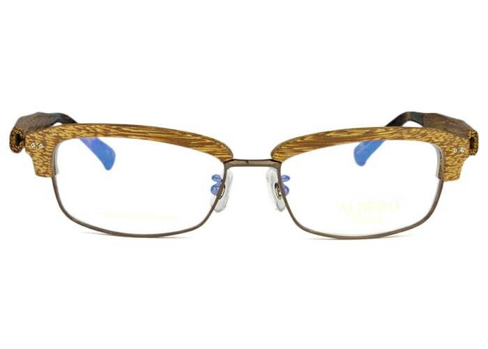 アルベロ ALBERO ab-703 c.br ブラウン メガネ 眼鏡 伊達 老眼鏡 遠近両用