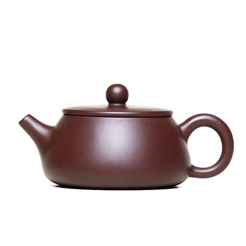 ティーポット中国紫粘土茶セット手作りフィルターケトル家庭用ルーズリーフ茶急な多機能セラミックティーポット 170 ミリリットル茶注入器